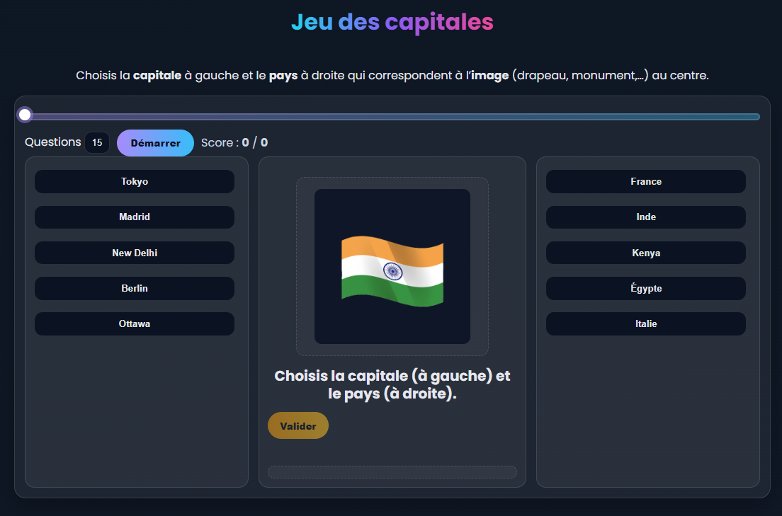 Association Pays - Capitales